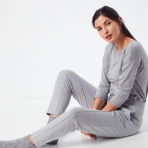 Mey Pantalon de pyjama ‘NIGHT2DAY NOS’  gris chiné