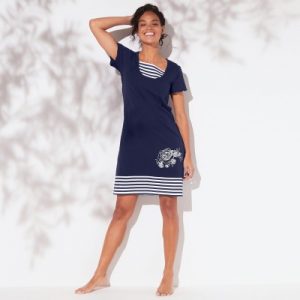 Chemise de nuit effet 2 en 1 – Petit prix | Blancheporte