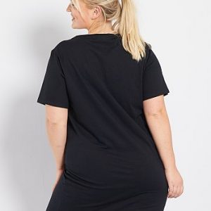 Chemise de nuit ‘NASA’ noir Kiabi