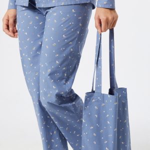BeckSöndergaard Pyjama  bleu fumé / blanc