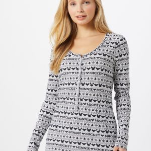Cotton On Chemise de nuit  blanc / noirAbout You FR