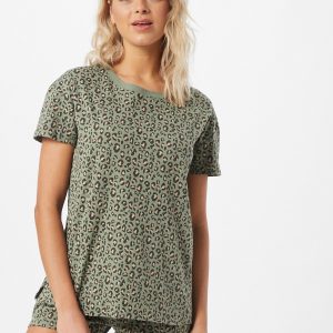 Cotton On Chemise de nuit  olive / noir / roseAbout You FR