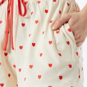 Cotton On Pantalon de pyjama  beige / rouge clair