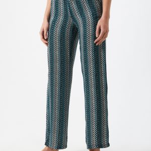 ETAM Pantalon de pyjama 'BAHOZ'  noir / bleu / blancAbout You FR