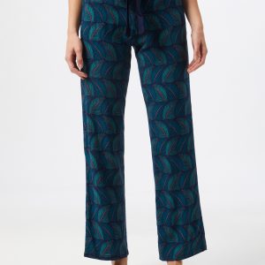 ETAM Pantalon de pyjama 'BETTINA'  turquoise / bleu marine / rouge pastelAbout You FR