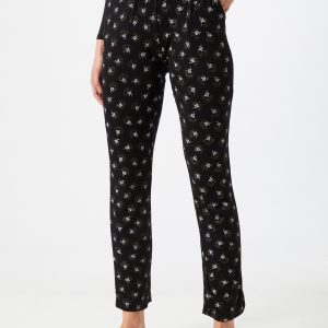 ETAM Pantalon de pyjama 'JODIE'  blanc / noirAbout You FR
