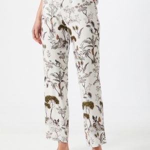 ETAM Pantalon de pyjama 'JORJA'  vert / écru / brun foncéAbout You FR