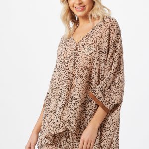 Free People Chemise de nuit  marron / beige / chamoisAbout You FR