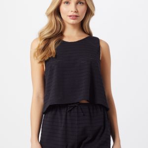 Icone Lingerie Chemise de nuit ‘PIA’  noir