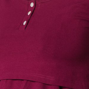 JoJo Maman Bébé Pyjama  bleu / blanc / merlot