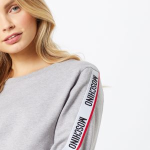 Moschino Underwear Chemise de nuit  gris / noir / rouge / blanc