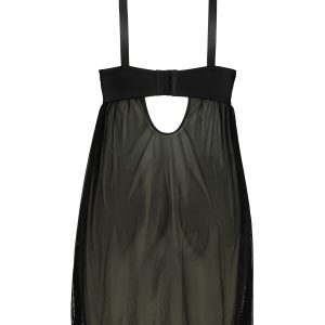 Ulla Popken Déshabillé  noir / or