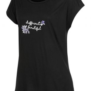 s.Oliver Chemise de nuit  noir / blancAbout You FR