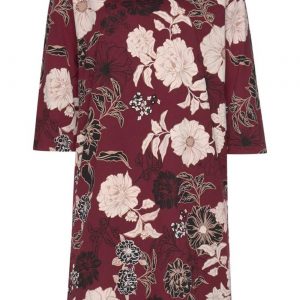 s.Oliver Chemise de nuit  noir / bordeaux / beige