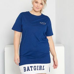 Chemise de nuit 'Batgirl' bleu DC Comics