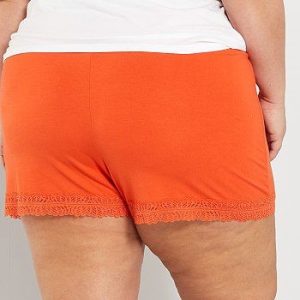 Short de pyjama orange Kiabi