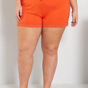 Short de pyjama orange Kiabi