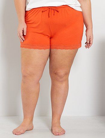 Short de pyjama orange Kiabi