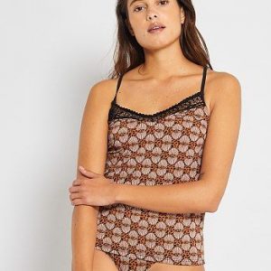 Top 'Mojito Lingerie' noir/marron Mojito