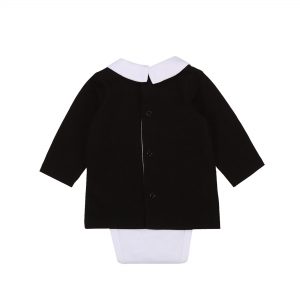 BODY-T-SHIRT KARL LAGERFELD KIDS BEBE COUCHE FILLE Noir