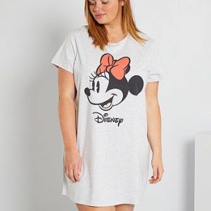 Chemise de nuit 'Les 101 Dalmatiens' gris chiné Disney
