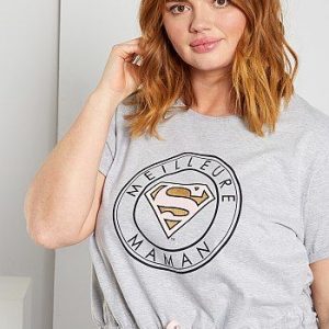 Chemise de nuit ‘Wonder Woman’ gris DC Comics