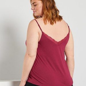 Débardeur de nuit rouge Kiabi