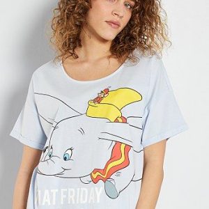 Ensemble pyjama court ‘Dumbo’ bleu/blanc Dumbo