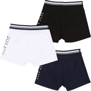 Lot de 3 boxers en jersey BOSS ENFANT GARCON Bleu