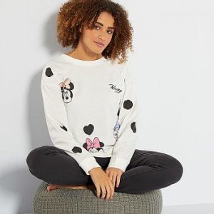 Pyjama 'Disney' écru/gris foncé Disney
