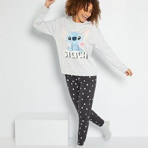 Pyjama 'Disney' gris clair/gris allover Disney