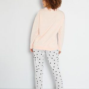 Pyjama ‘Disney’ rose/gris allover Disney
