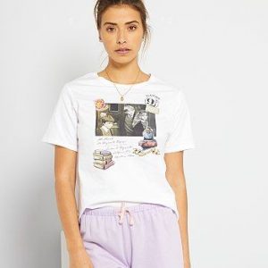 Pyjama 'Harry Potter' blanc/lavande Harry Potter