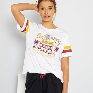 Pyjama ‘Harry Potter’ blanc/noir Harry Potter