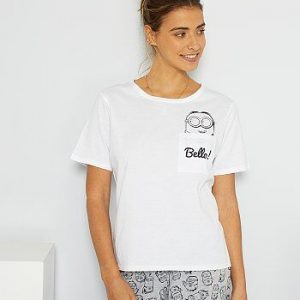 Pyjama ‘Les Minions’ blanc/gris Minions
