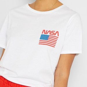 Pyjama ‘NASA’ blanc/rouge NASA