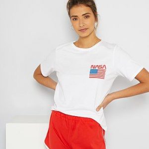 Pyjama 'NASA' blanc/rouge NASA