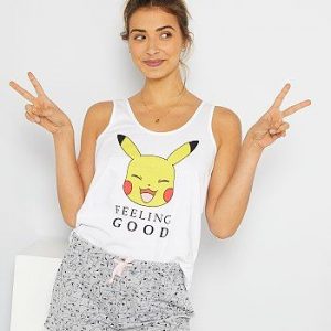Pyjama 'Pokémon' blanc/gris Pokémon