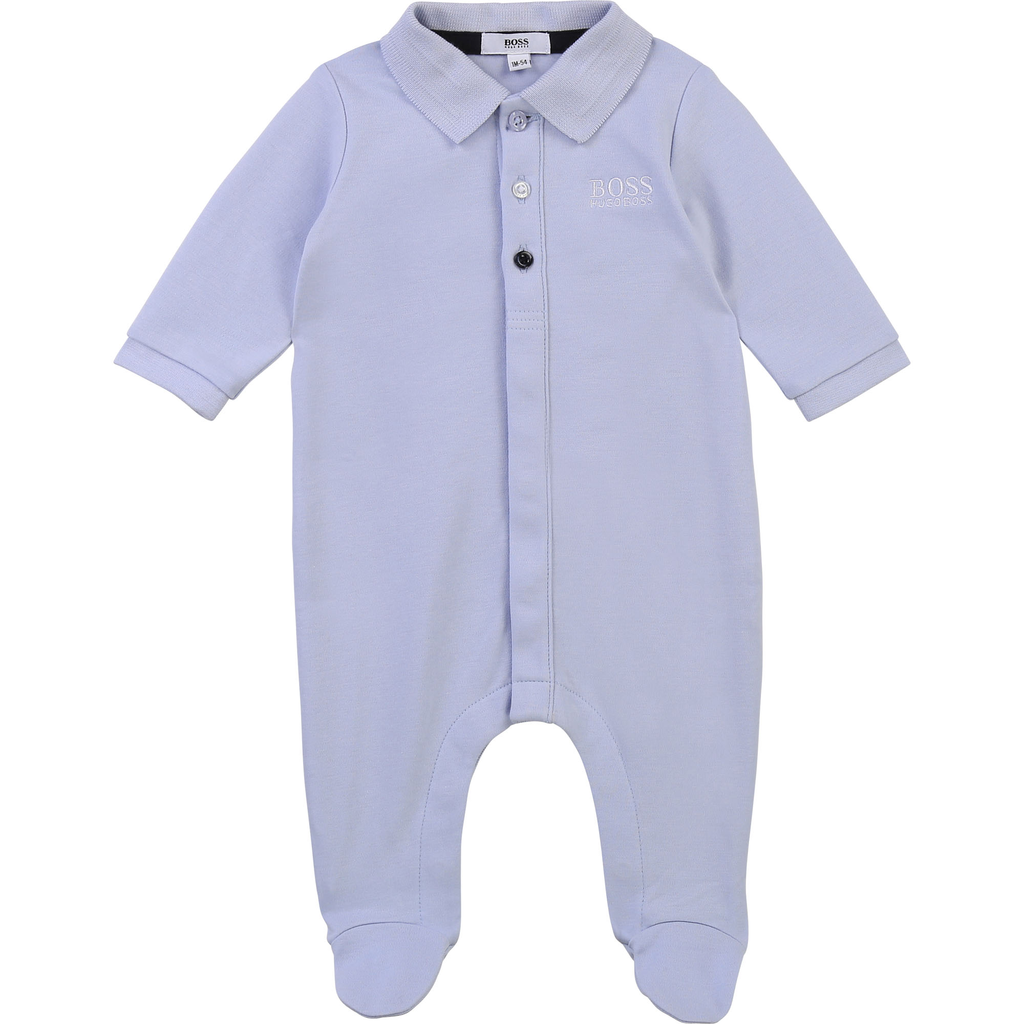 Pyjama en interlock coton BOSS BEBE COUCHE GARCON Bleu