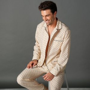 Pyjama imprimé – popeline polycoton – Pas cher – Pour homme | Blancheporte