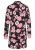 LASCANA Chemise de nuit  noir / rose / blanc