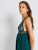 Nuisette microfibre et dentelle vert Kiabi
