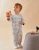 Set de 2 pyjamas 1 pièce, bleu/écru Noukies