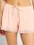 Short fluide bords dentelle rose abricot Kiabi